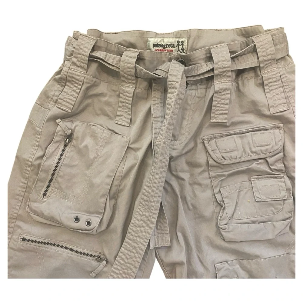 Johnny Was Pete & Greta Tyla Belted Cargo Pants Sz 4